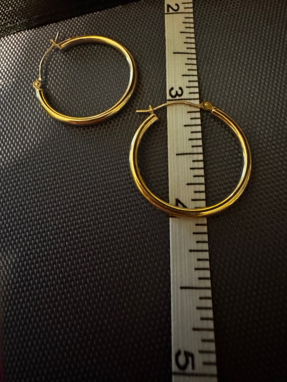 14K Gold Hoop Earrings - Classic Women's Jewelry 1 in